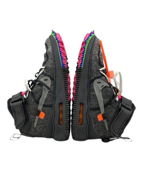 NIKE OFFWHITE（オフホワイト × ナイキ）NIKE OFFWHITE (オフホワイト × ナイキ) AIR FORCE1 MID SP ブラック x クリアブラック サイズ:26.5の古着・服飾アイテム