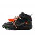 NIKE OFFWHITE (オフホワイト × ナイキ) AIR FORCE1 MID SP ブラック x クリアブラック サイズ:26.5：15000円