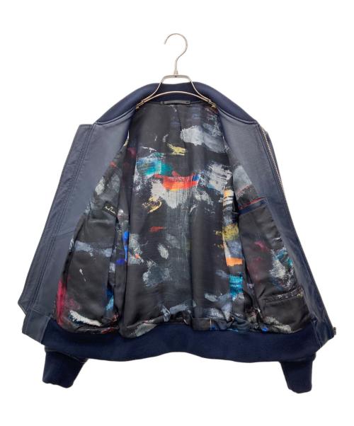 PAUL SMITH（ポールスミス）Paul Smith (ポールスミス) レザージャケット ネイビー サイズ:Ｓの古着・服飾アイテム