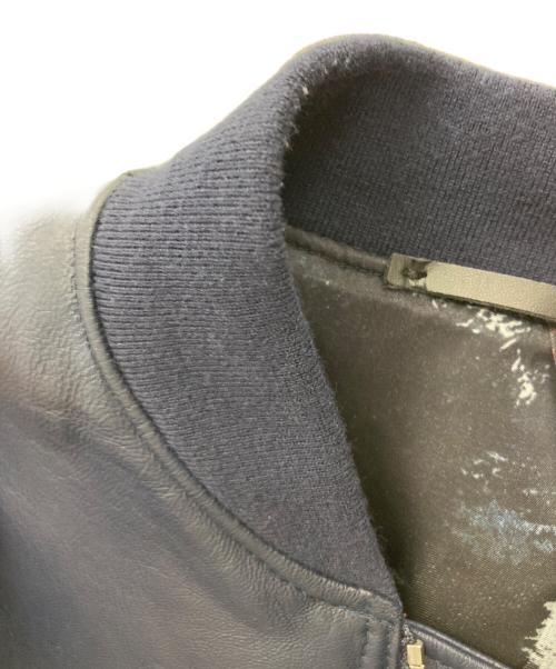 PAUL SMITH（ポールスミス）Paul Smith (ポールスミス) レザージャケット ネイビー サイズ:Ｓの古着・服飾アイテム