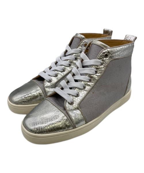 Christian Louboutin（クリスチャン・ルブタン）Christian Louboutin (クリスチャン・ルブタン) LOUIS ORLATO シルバー サイズ:41の古着・服飾アイテム