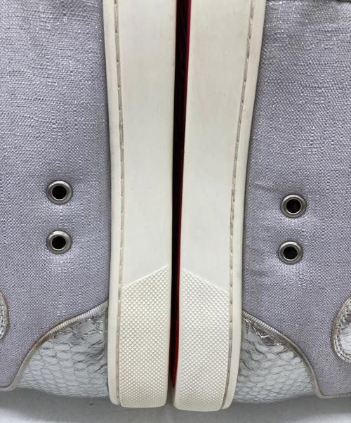 Christian Louboutin（クリスチャン・ルブタン）Christian Louboutin (クリスチャン・ルブタン) LOUIS ORLATO シルバー サイズ:41の古着・服飾アイテム
