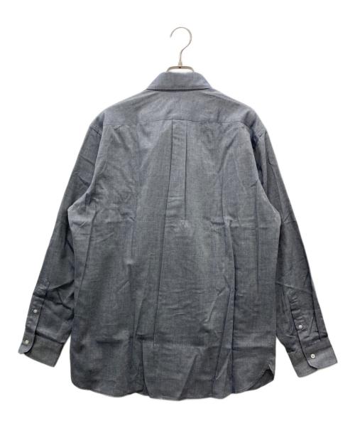 MACKINTOSH LONDON（マッキントッシュ ロンドン）MACKINTOSH LONDON (マッキントッシュ ロンドン) コットンカシミヤボタンダウンシャツ アッシュ サイズ:L 未使用品の古着・服飾アイテム
