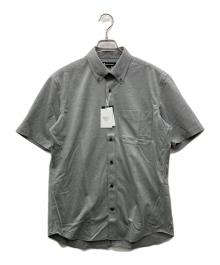 Aquascutum（アクアスキュータム）の古着「TEC.3 Mini Honeycomb Jersey Short Sleeve」｜グレー