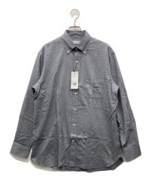 MACKINTOSH LONDON（マッキントッシュ ロンドン）の古着「コットンカシミヤボタンダウンシャツ」｜アッシュ