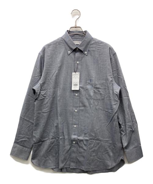 MACKINTOSH LONDON（マッキントッシュ ロンドン）MACKINTOSH LONDON (マッキントッシュ ロンドン) コットンカシミヤボタンダウンシャツ アッシュ サイズ:L 未使用品の古着・服飾アイテム