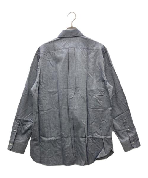 MACKINTOSH LONDON（マッキントッシュ ロンドン）MACKINTOSH LONDON (マッキントッシュ ロンドン) コットンカシミヤボタンダウンシャツ アッシュ サイズ:L 未使用品の古着・服飾アイテム