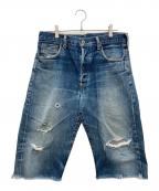 LEVI'Sリーバイス）の古着「デニムハーフパンツ」｜ブルー