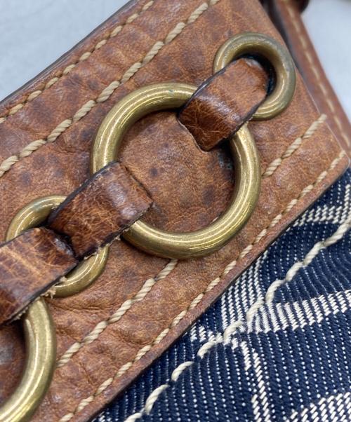 COACH（コーチ）COACH (コーチ) シグネチャー デニム ショルダーバッグ ネイビーの古着・服飾アイテム