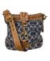 COACH（コーチ）の古着「シグネチャー デニム ショルダーバッグ」｜ネイビー