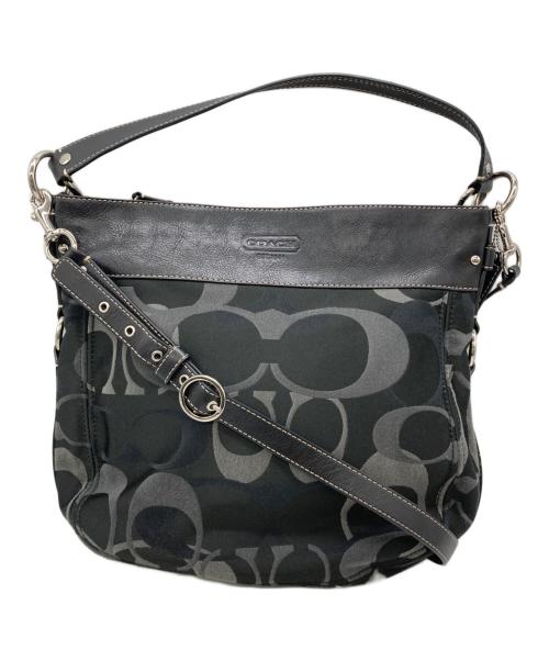 COACH（コーチ）COACH (コーチ) 2WAYショルダーバッグ ブラックの古着・服飾アイテム