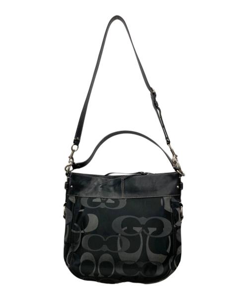COACH（コーチ）COACH (コーチ) 2WAYショルダーバッグ ブラックの古着・服飾アイテム