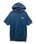 stussy（ステューシー）の古着「プルオーバーパーカー」｜ブルー