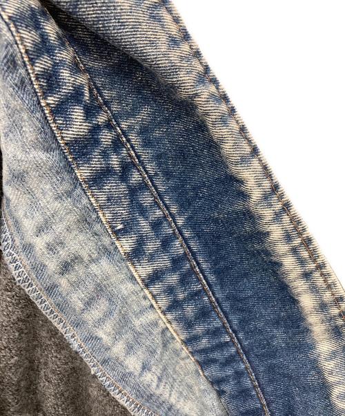 PLUS OTO.HA（プラスオトハ）PLUS OTO.HA (プラスオトハ) デニムニットシャツ グレー サイズ:不明の古着・服飾アイテム