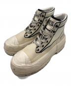 DIESELディーゼル）の古着「レースアップブーツ」｜アイボリー