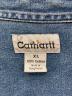 中古・古着 CarHartt (カーハート) デニムワークシャツ ブルー サイズ:XL：5000円