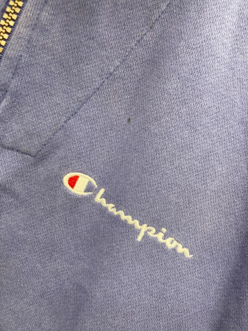 Champion（チャンピオン）Champion (チャンピオン) ハーフジップスウェット ブルー サイズ:Sの古着・服飾アイテム