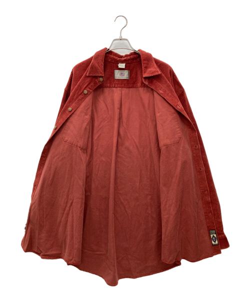 THE TERRITORY AHEAD（ザ テリトリー アヘッド）THE TERRITORY AHEAD (ザ テリトリー アヘッド) コーデュロイシャツ レッド サイズ:XXLの古着・服飾アイテム