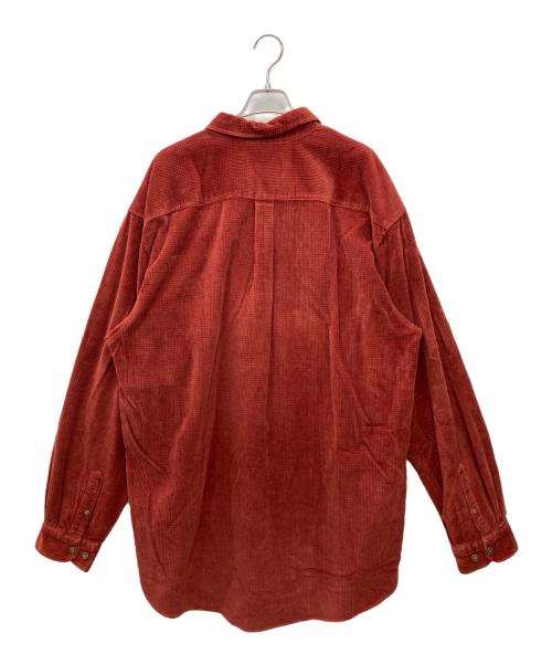 THE TERRITORY AHEAD（ザ テリトリー アヘッド）THE TERRITORY AHEAD (ザ テリトリー アヘッド) コーデュロイシャツ レッド サイズ:XXLの古着・服飾アイテム