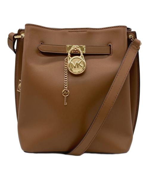 MICHAEL KORS（マイケルコース）MICHAEL KORS (マイケルコース) ハミルトン レガシー メッセンジャー ミディアム ブラウンの古着・服飾アイテム