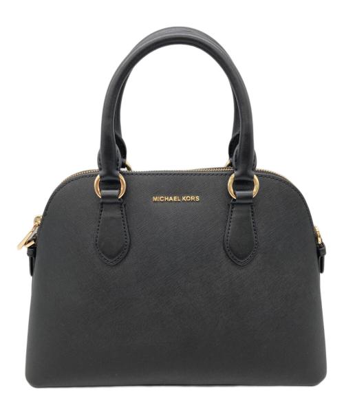 MICHAEL KORS（マイケルコース）MICHAEL KORS (マイケルコース) ヴェロニカ ミディアム サッチェル ブラックの古着・服飾アイテム