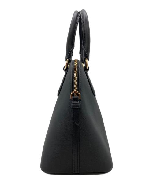MICHAEL KORS（マイケルコース）MICHAEL KORS (マイケルコース) ヴェロニカ ミディアム サッチェル ブラックの古着・服飾アイテム