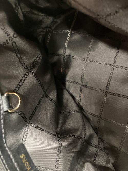 MICHAEL KORS（マイケルコース）MICHAEL KORS (マイケルコース) ヴェロニカ ミディアム サッチェル ブラックの古着・服飾アイテム