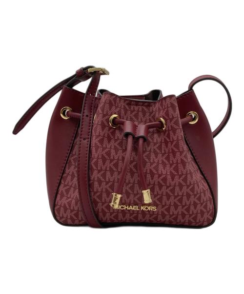 MICHAEL KORS（マイケルコース）MICHAEL KORS (マイケルコース) フェーベ モノグラム スモール バケット クロスボディ ぼるどの古着・服飾アイテム