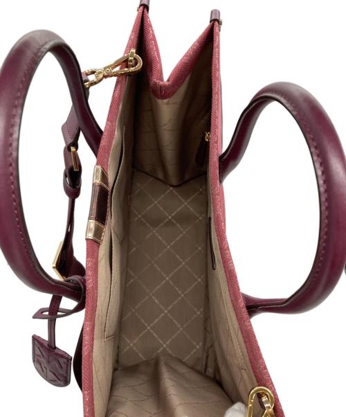 MICHAEL KORS（マイケルコース）MICHAEL KORS (マイケルコース) MIRELLA NS トート ボルドーの古着・服飾アイテム