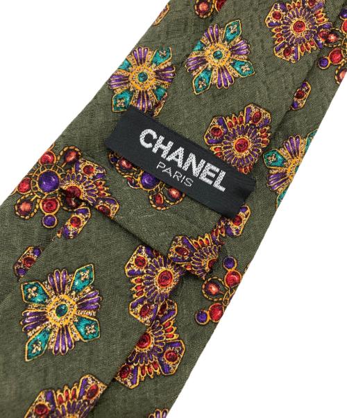 CHANEL（シャネル）CHANEL (シャネル) ネクタイ グリーン サイズ:不明の古着・服飾アイテム
