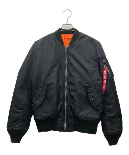 ALPHA（アルファ）ALPHA (アルファ) ブルゾン ブラック サイズ:Ｍの古着・服飾アイテム