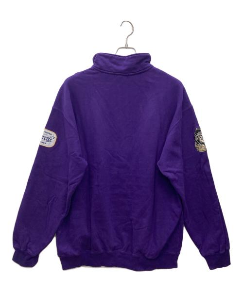 X-LARGE（エクストララージ）X-LARGE (エクストララージ) ハーフジップスウェット パープル サイズ:Ｍの古着・服飾アイテム