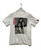 REPLAY TRIBUTE×NIRVANAリプレイ トリビュート×ニルヴァーナ）の古着「バンドTシャツ」｜ホワイト