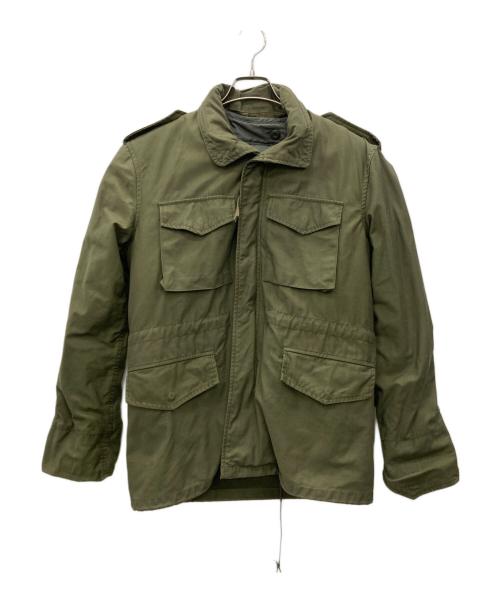 American Apparel（アメリカンアパレル）American Apparel (アメリカンアパレル) キルティングライナー付fieldジャケット カーキ サイズ:X-SMAILの古着・服飾アイテム