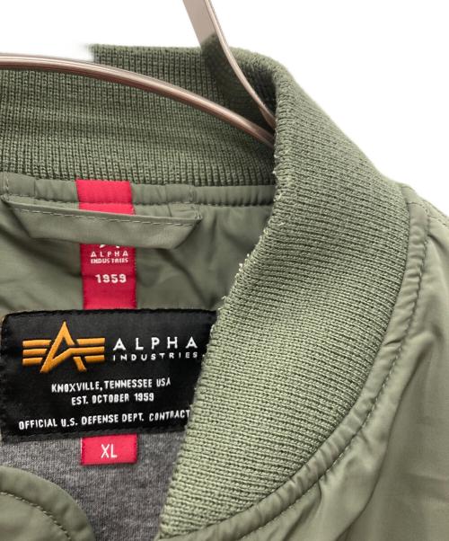 ALPHA（アルファ）ALPHA (アルファ) BONDING L-2B フライトジャケット オリーブ サイズ:XLの古着・服飾アイテム