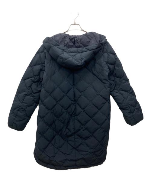 TAION（タイオン）TAION (タイオン) UNFILO (アンフィーロ) 2WAY キルティングダウンコート ブラック サイズ:Lの古着・服飾アイテム