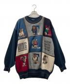 hardy amies sportハーディーエイミス スポーツ）の古着「ニット」｜ネイビー
