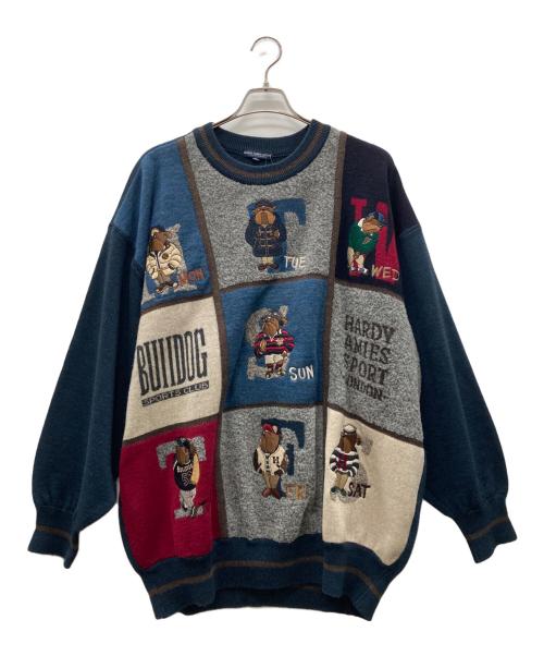hardy amies sport（ハーディーエイミス スポーツ）hardy amies sport (ハーディーエイミス スポーツ) ニット ネイビー サイズ:3Lの古着・服飾アイテム