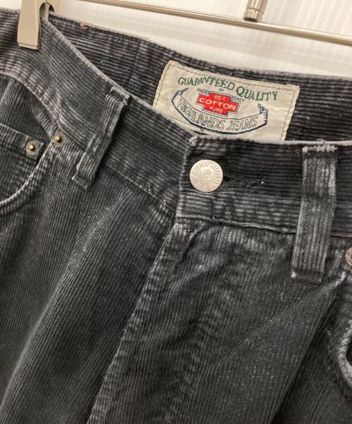HIGHLANDS JEANS（ハイランズ ジーンズ）HIGHLANDS JEANS (ハイランズ ジーンズ) コーデュロイパンツ ブラック サイズ:W33の古着・服飾アイテム