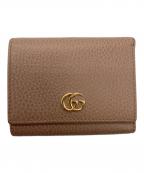 GUCCIグッチ）の古着「GGマーモント」｜ピンクベージュ