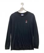 stussyステューシー）の古着「長袖カットソー」｜ブラック