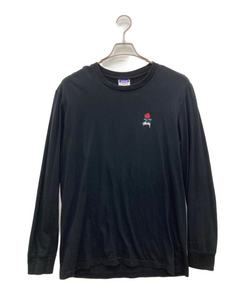 stussy（ステューシー）stussy (ステューシー) 長袖カットソー ブラック サイズ:Lの古着・服飾アイテム