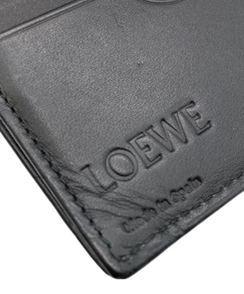 LOEWE（ロエベ）LOEWE (ロエベ) アナグラム ロング ホリゾンタル ウォレット ブラックの古着・服飾アイテム