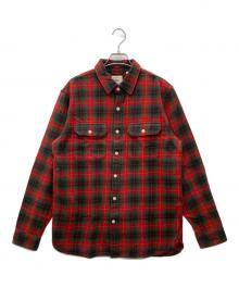 LEVI'S（リーバイス）の古着「ジャクソンワーカーオーバーシャツ」｜レッド×グリーン