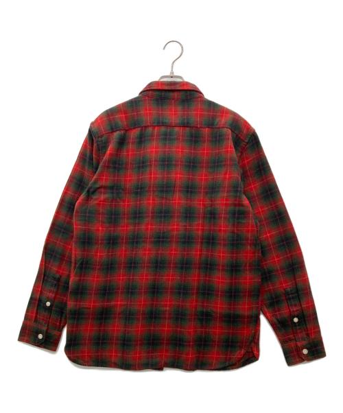 LEVI'S（リーバイス）LEVI'S (リーバイス) ジャクソンワーカーオーバーシャツ レッド×グリーン サイズ:M 未使用品の古着・服飾アイテム