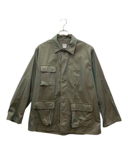POST O'ALLS（ポストオーバーオールズ）POST O'ALLS (ポストオーバーオールズ) ミリタリージャケット オリーブ サイズ:Lの古着・服飾アイテム