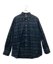 INDIVIDUALIZED SHIRTS（インディビジュアライズドシャツ）の古着「長袖シャツ」｜グリーン