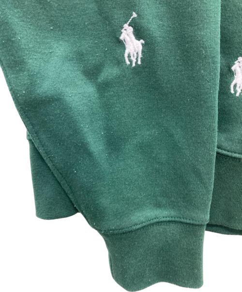 POLO RALPH LAUREN（ポロ・ラルフローレン）POLO RALPH LAUREN (ポロ・ラルフローレン) クルーネックスウェット グリーン サイズ:SPの古着・服飾アイテム