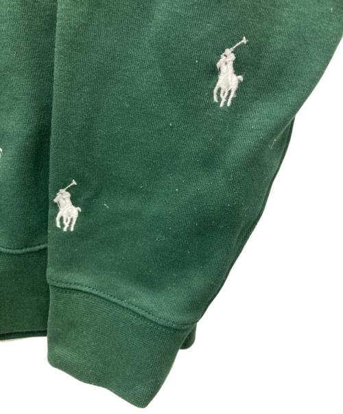 POLO RALPH LAUREN（ポロ・ラルフローレン）POLO RALPH LAUREN (ポロ・ラルフローレン) クルーネックスウェット グリーン サイズ:SPの古着・服飾アイテム