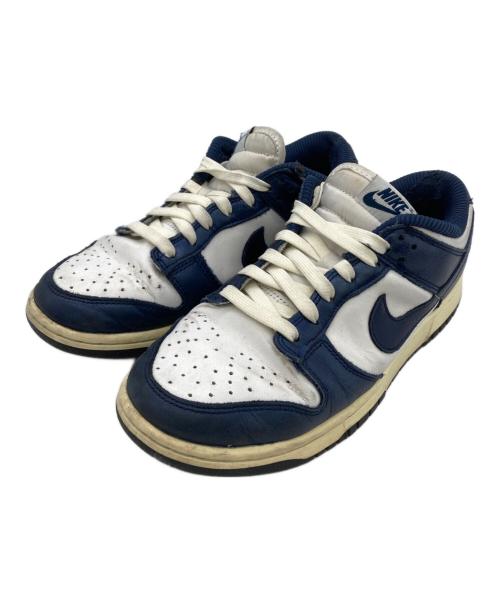 NIKE（ナイキ）NIKE (ナイキ) Dunk Low PRM ホワイト×ネイビー サイズ:25.0の古着・服飾アイテム